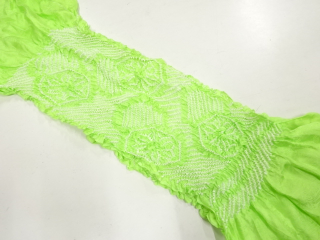 SILK shibori obiage